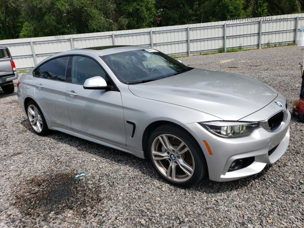 2018 Bmw 430xi Gran Coupe Silver vin: WBA4J3C57JBG96904