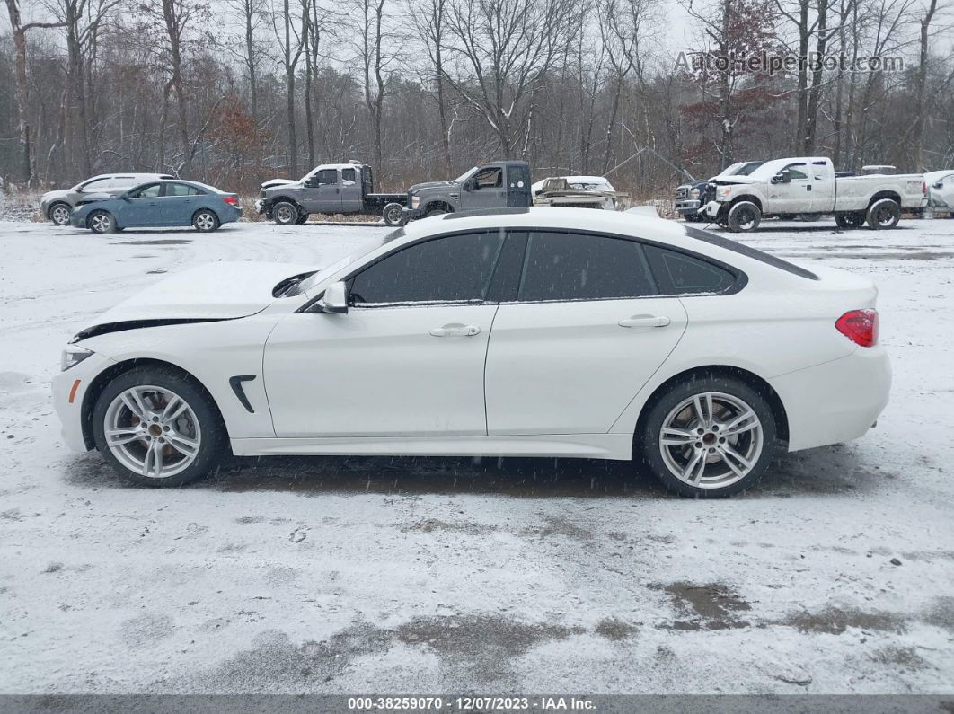 2018 Bmw 430i Gran Coupe Xdrive White vin: WBA4J3C57JBL03982