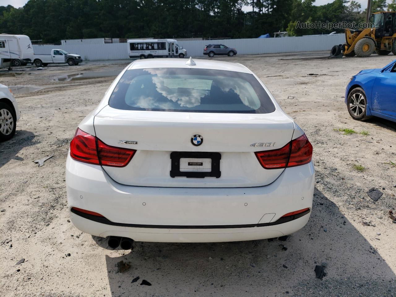 2018 Bmw 430xi Gran Coupe White vin: WBA4J3C58JBG91579