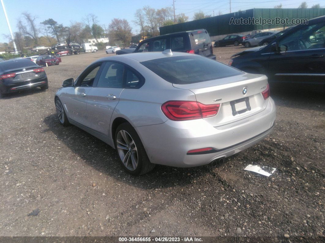 2018 Bmw 4 Series 430i Xdrive Silver vin: WBA4J3C58JBG97110