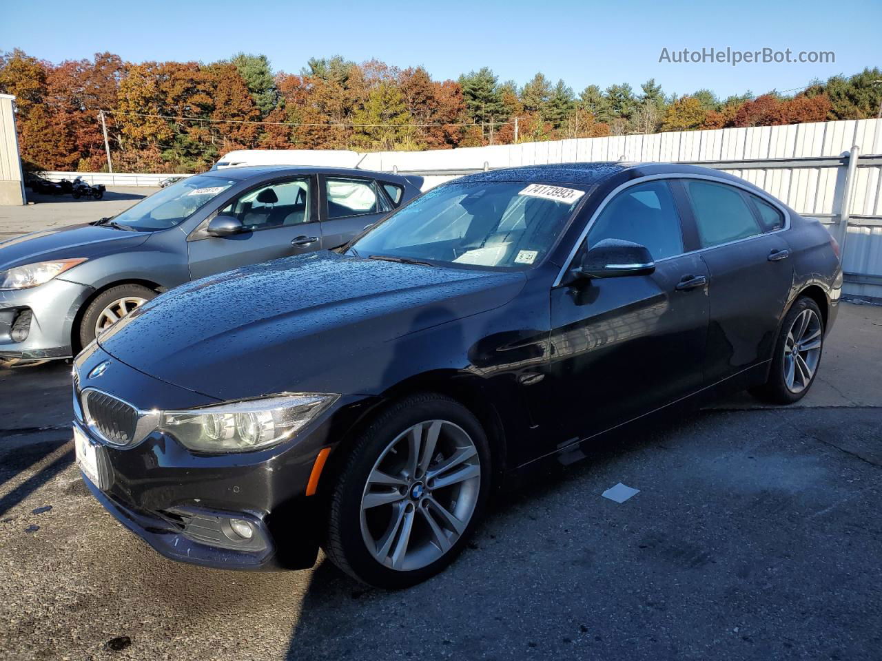 2018 Bmw 430xi Gran Coupe Black vin: WBA4J3C59JBB97702