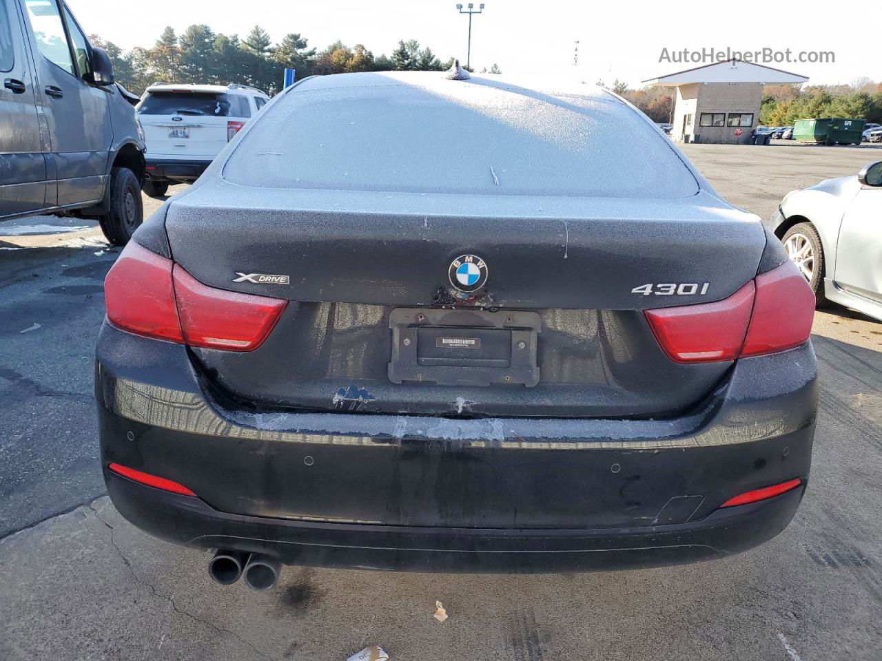 2018 Bmw 430xi Gran Coupe Black vin: WBA4J3C59JBB97702