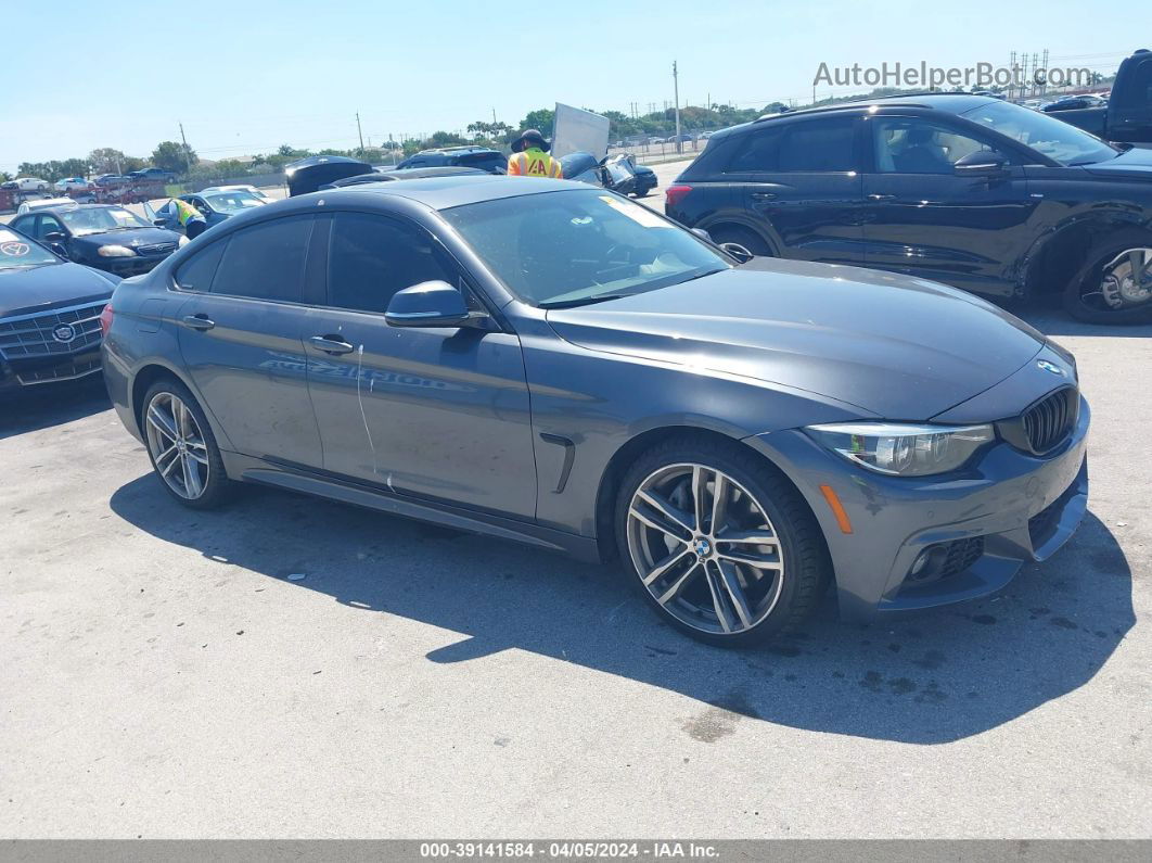 2018 Bmw 430i Gran Coupe Xdrive Gray vin: WBA4J3C59JBG95091