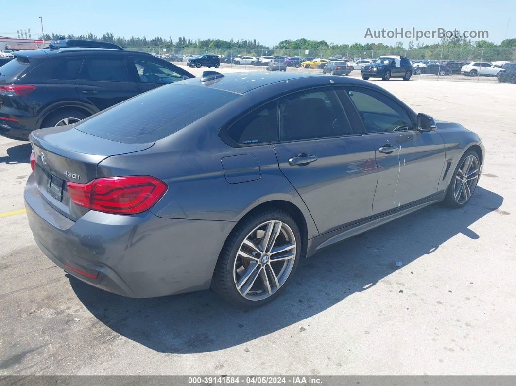 2018 Bmw 430i Gran Coupe Xdrive Gray vin: WBA4J3C59JBG95091