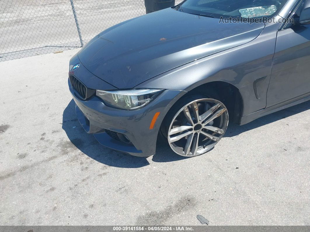 2018 Bmw 430i Gran Coupe Xdrive Gray vin: WBA4J3C59JBG95091