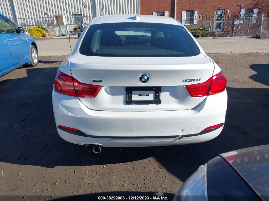 2018 Bmw 430i Gran Coupe Xdrive White vin: WBA4J3C59JBG95155