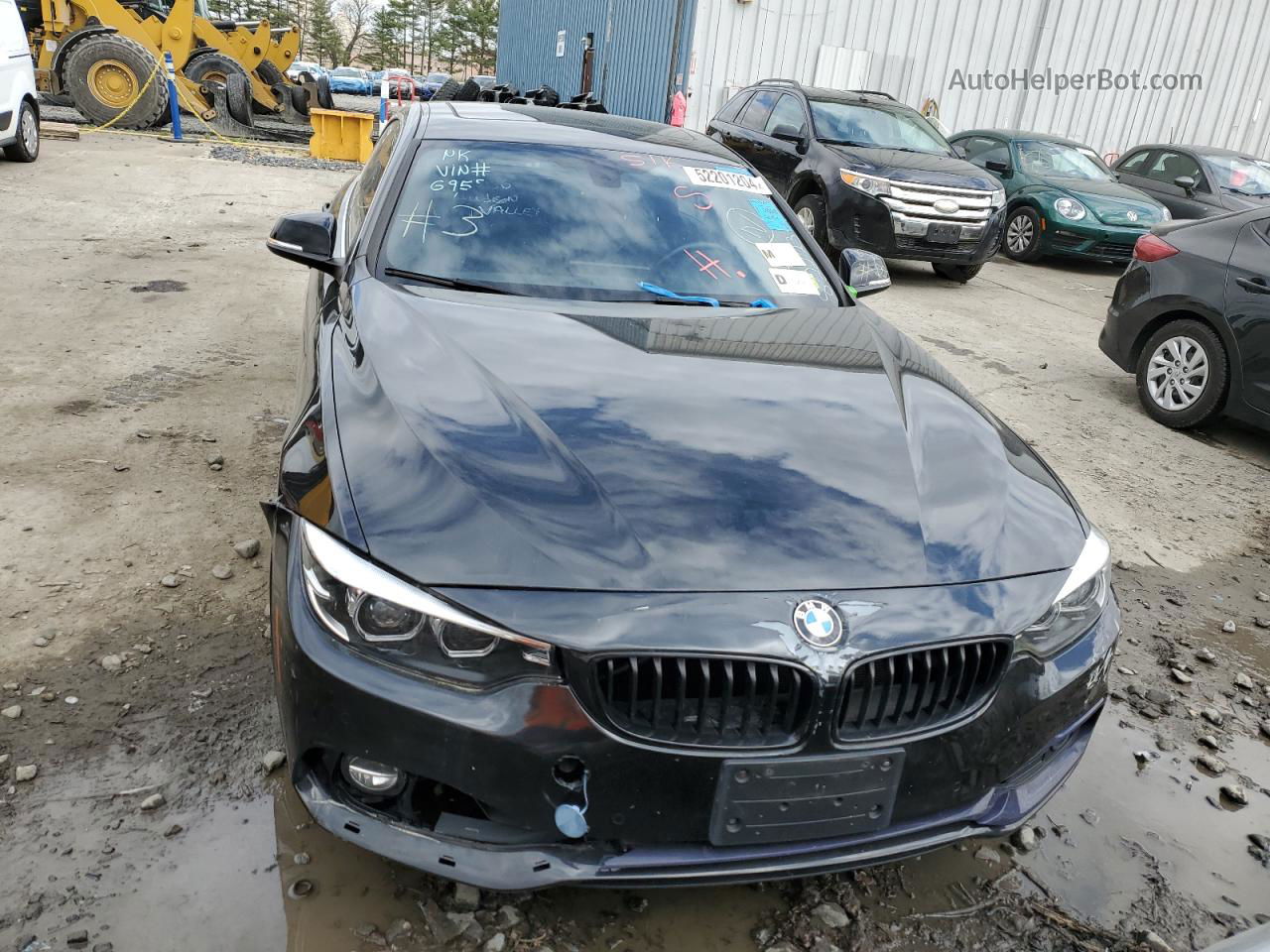 2018 Bmw 430xi Gran Coupe Black vin: WBA4J3C59JBG95866