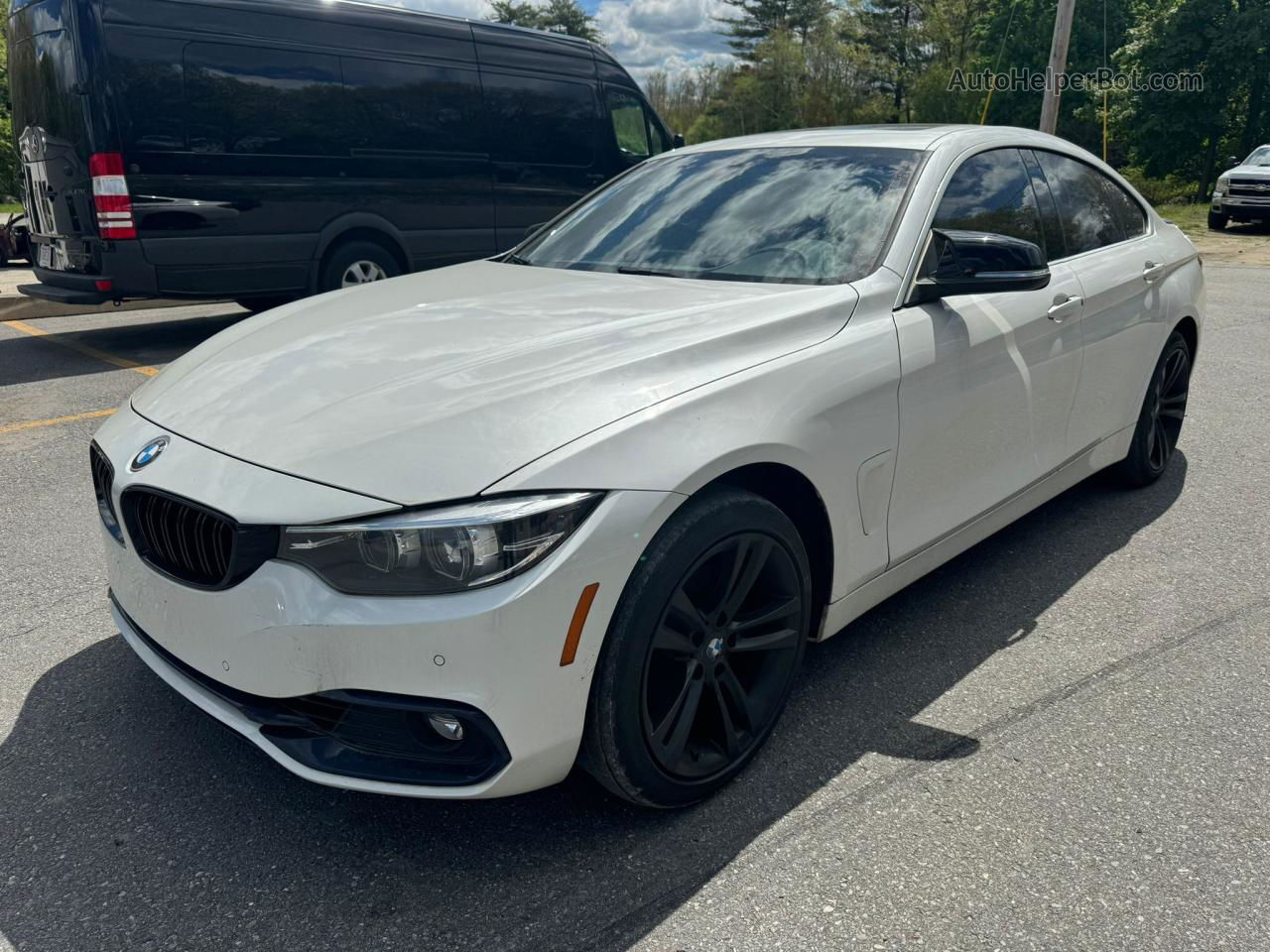 2018 Bmw 430xi Gran Coupe White vin: WBA4J3C59JBG96208