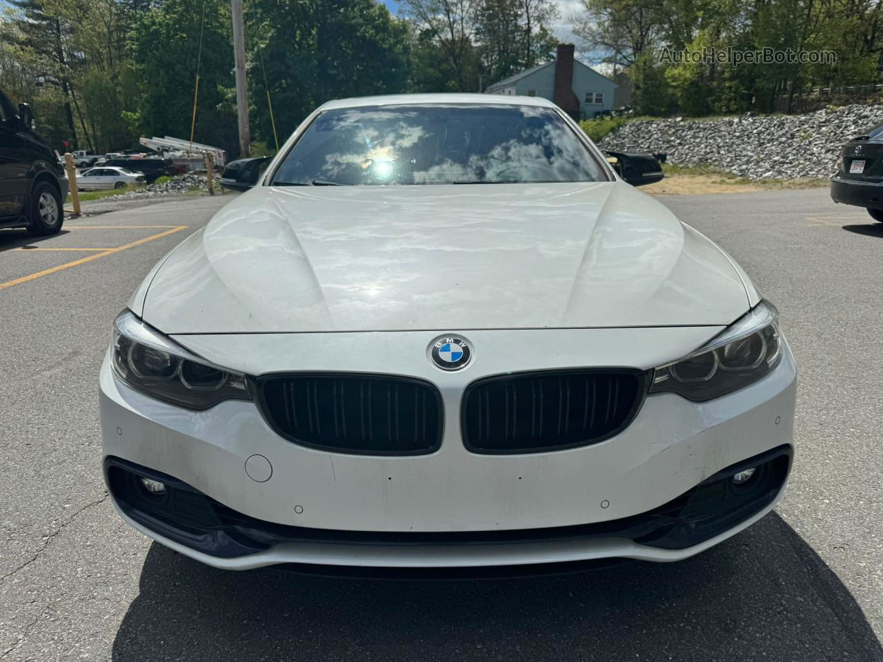 2018 Bmw 430xi Gran Coupe White vin: WBA4J3C59JBG96208