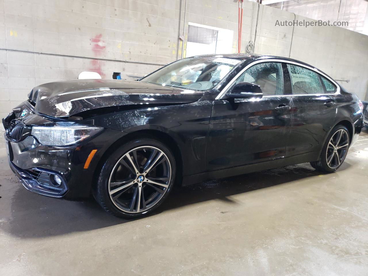 2018 Bmw 430xi Gran Coupe Black vin: WBA4J3C59JBG96547