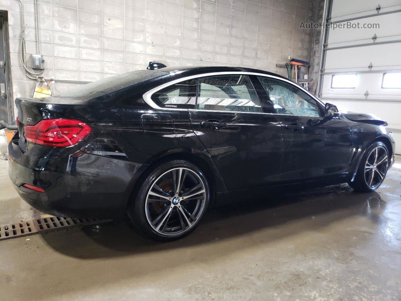 2018 Bmw 430xi Gran Coupe Black vin: WBA4J3C59JBG96547