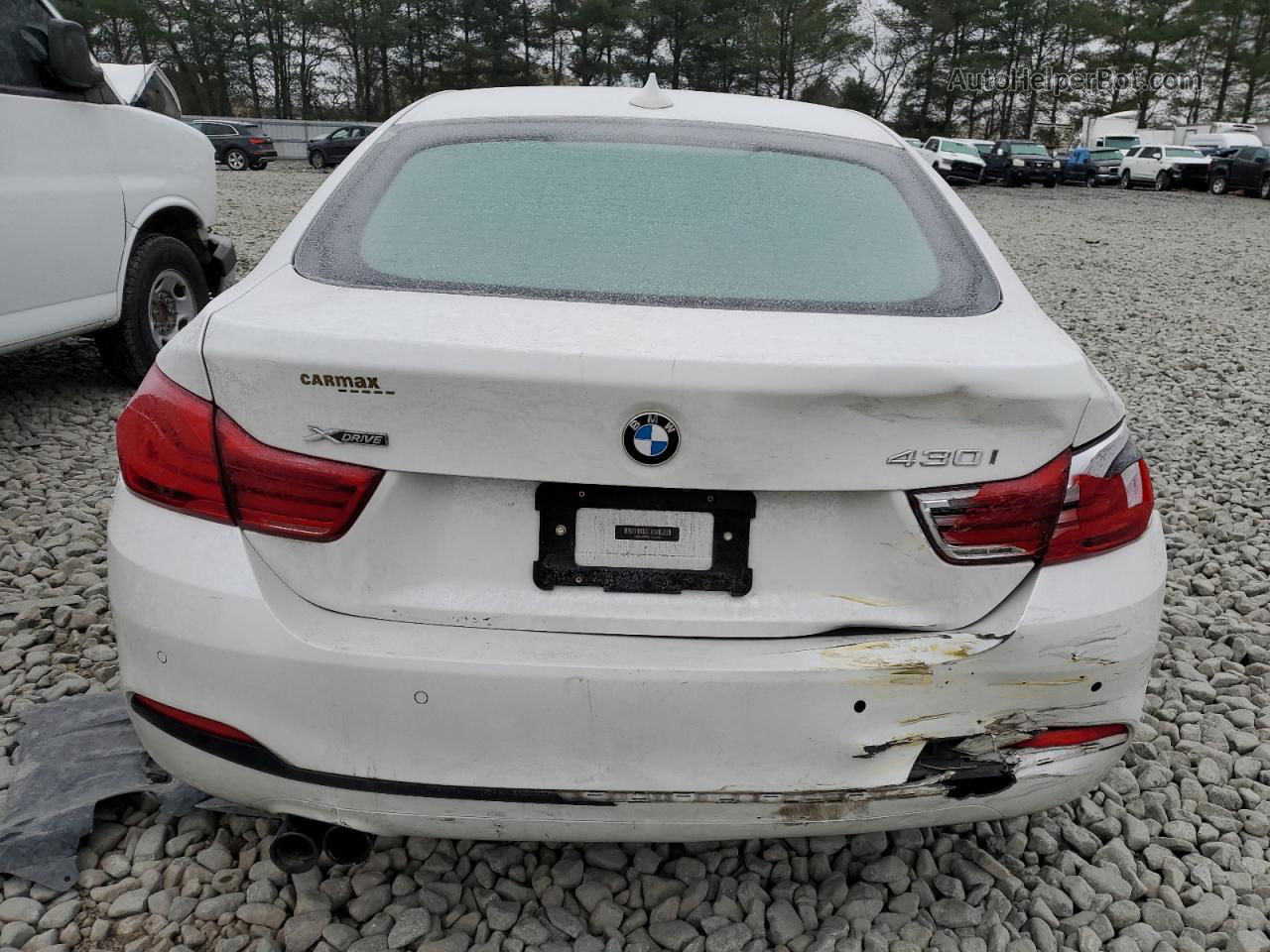 2018 Bmw 430xi Gran Coupe White vin: WBA4J3C59JBL03725