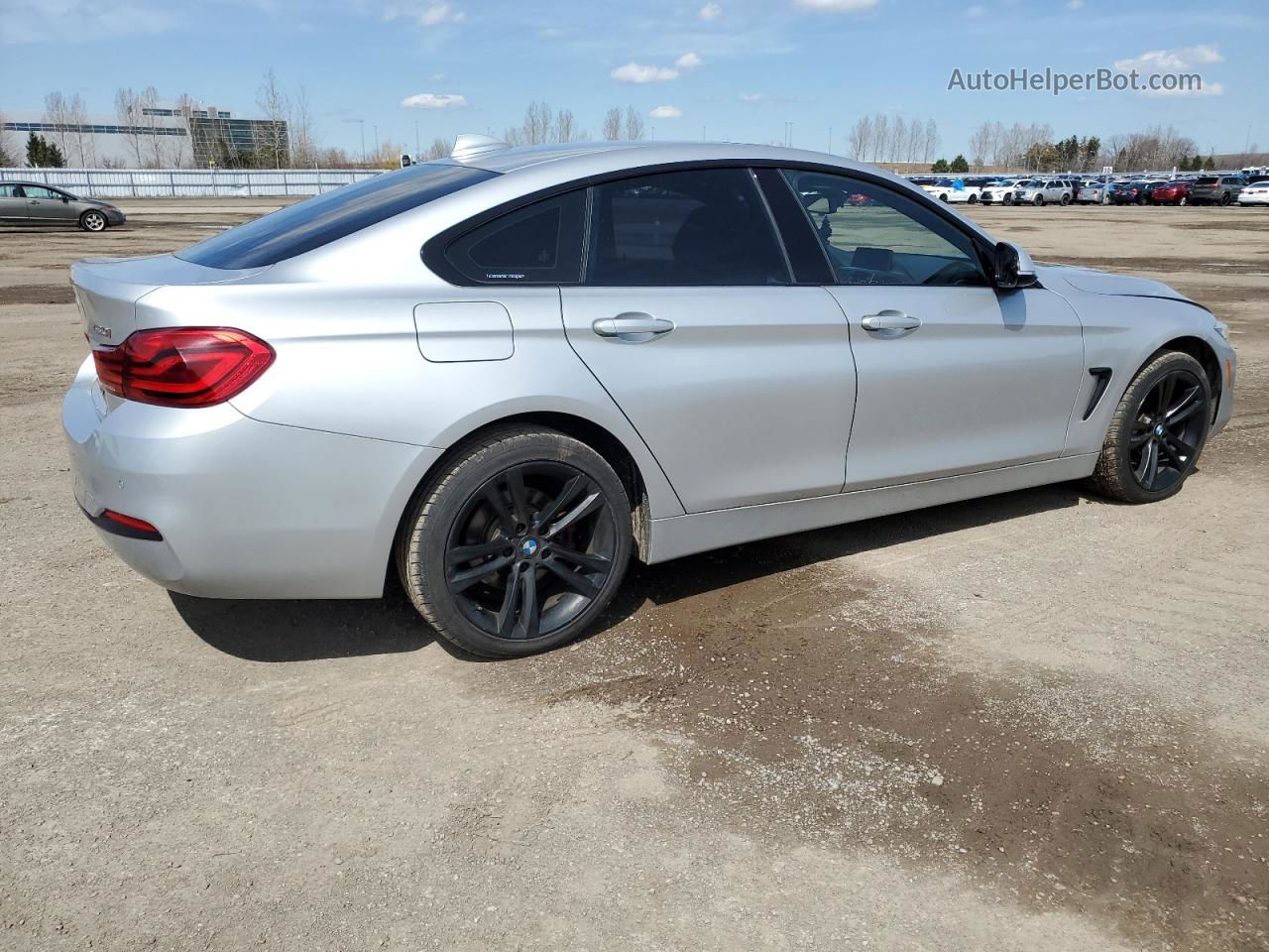 2018 Bmw 430xi Gran Coupe Silver vin: WBA4J3C5XJBG90627