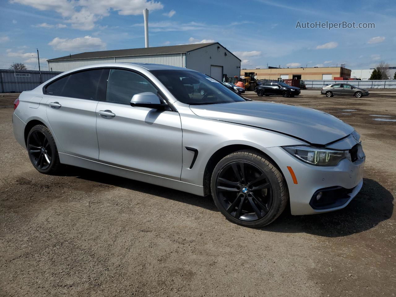 2018 Bmw 430xi Gran Coupe Silver vin: WBA4J3C5XJBG90627