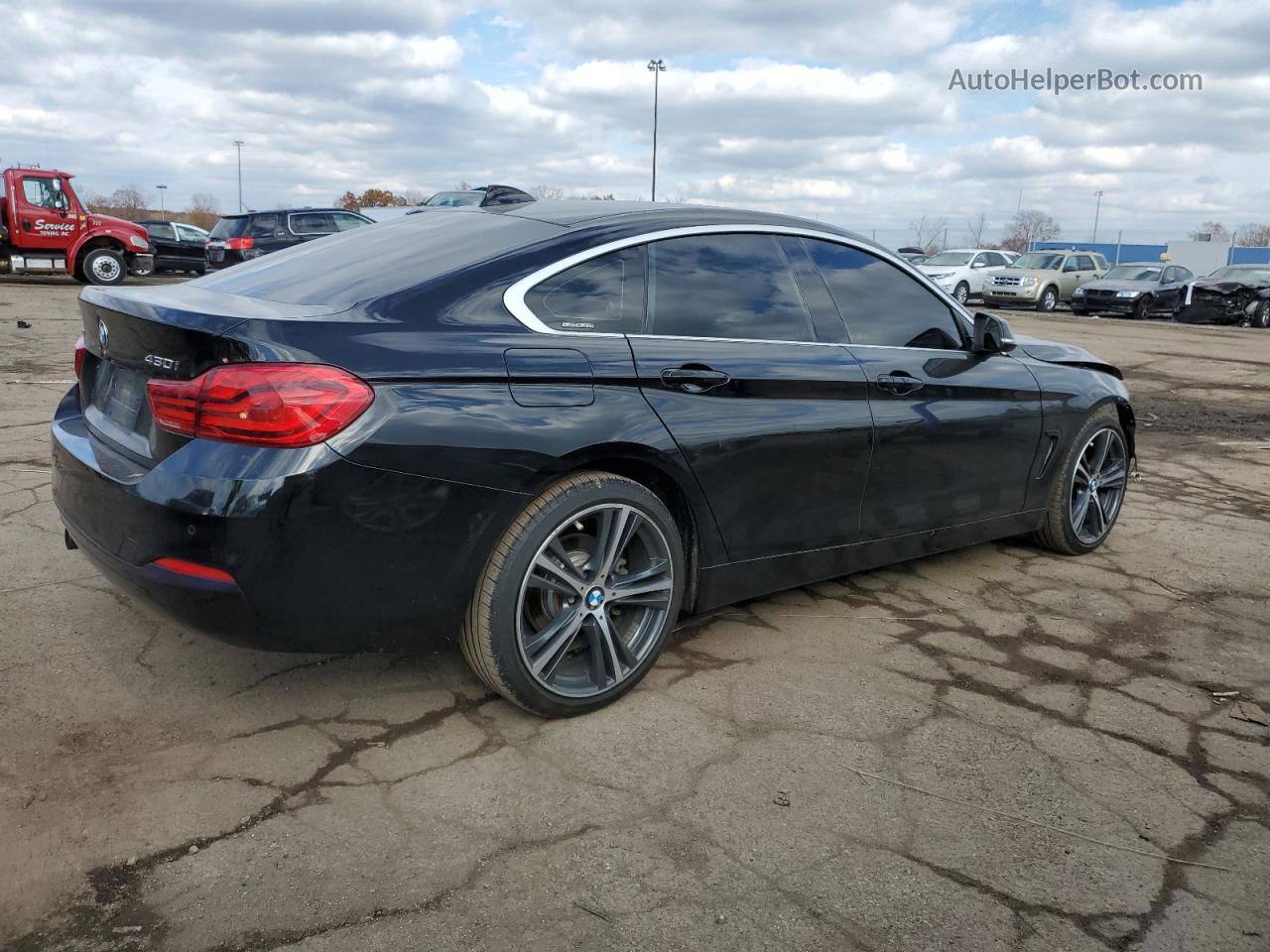 2018 Bmw 430xi Gran Coupe Black vin: WBA4J3C5XJBG95360