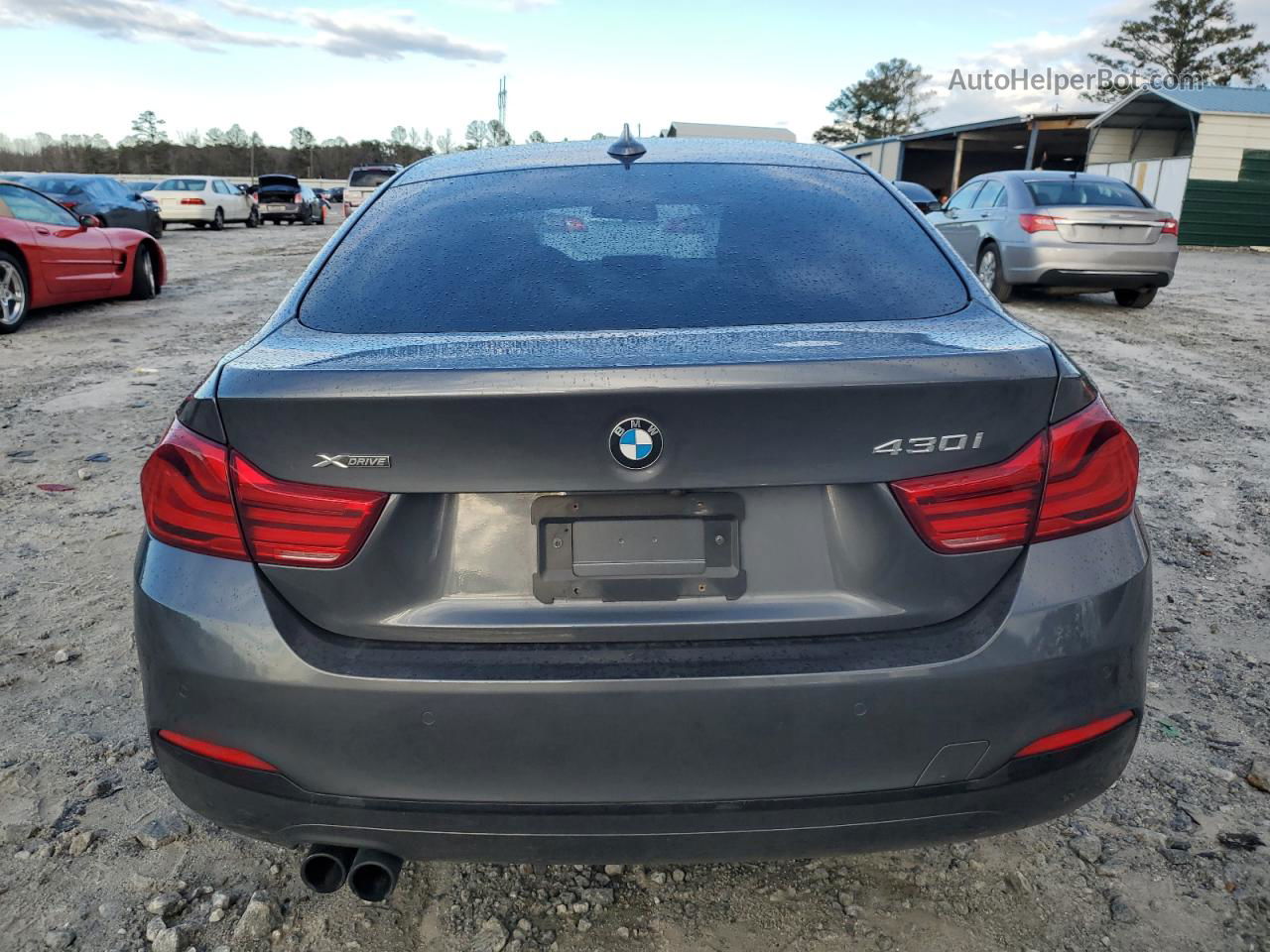 2018 Bmw 430xi Gran Coupe Gray vin: WBA4J3C5XJBG95472