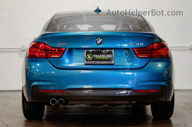 2018 Bmw 4 Series 430i Xdrive Blue vin: WBA4J3C5XJBG96928