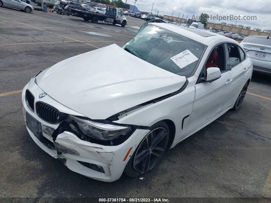 2020 Bmw 4 Series 440i White vin: WBA4J5C06LBU79215