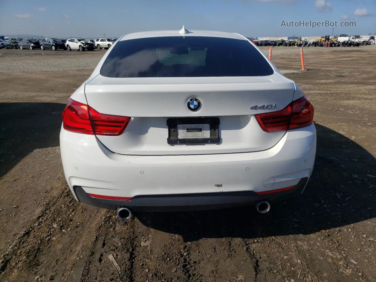 2018 Bmw 440i Gran Coupe White vin: WBA4J5C50JBF07358