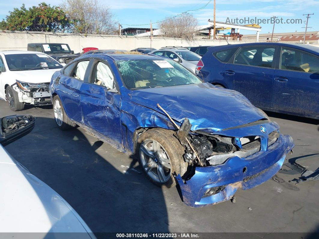 2018 Bmw 440i Gran Coupe Blue vin: WBA4J5C51JBF06798