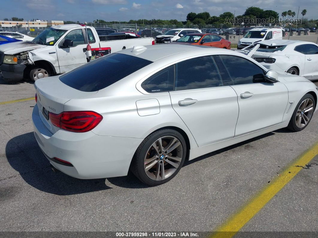 2018 Bmw 440i Gran Coupe White vin: WBA4J5C52JBF06499