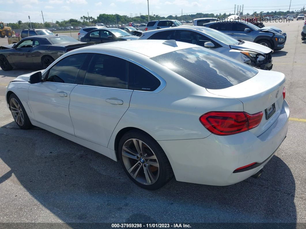 2018 Bmw 440i Gran Coupe White vin: WBA4J5C52JBF06499