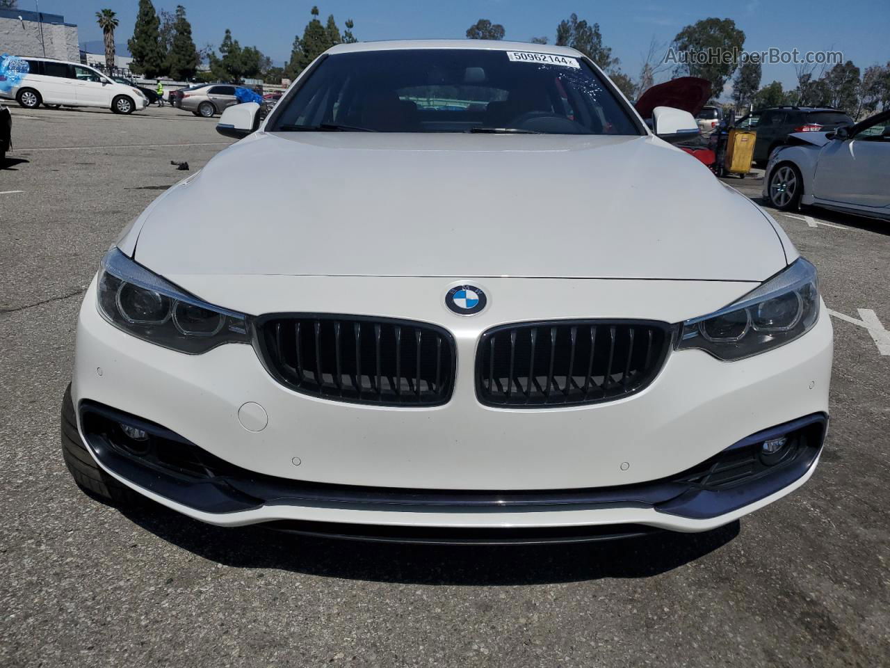 2018 Bmw 440i Gran Coupe White vin: WBA4J5C53JBF07595