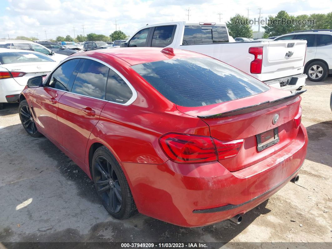 2018 Bmw 440i Gran Coupe Red vin: WBA4J5C56JBF07056