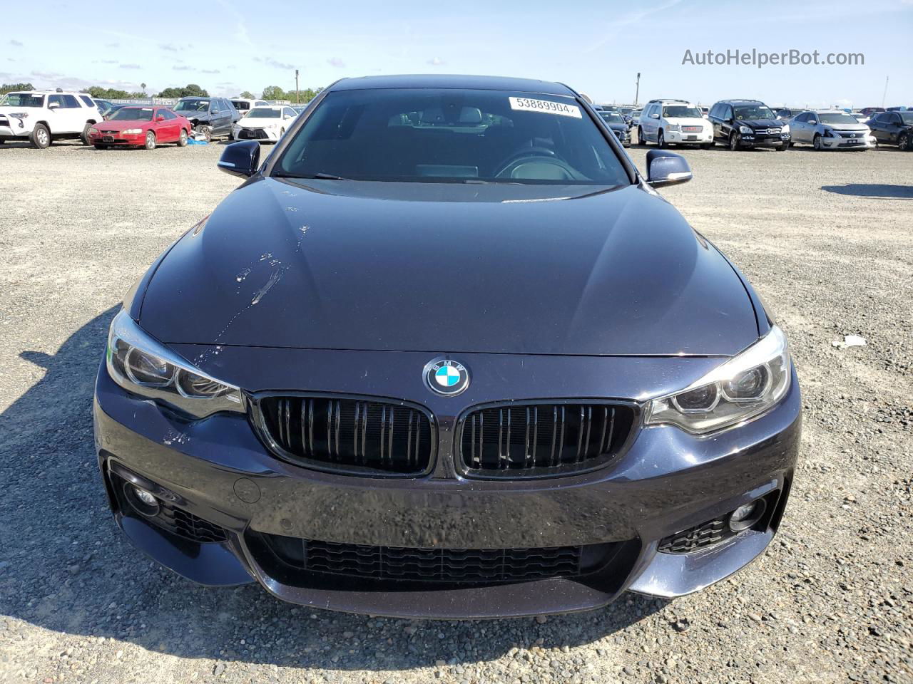 2018 Bmw 440i Gran Coupe Black vin: WBA4J5C58JBE96982