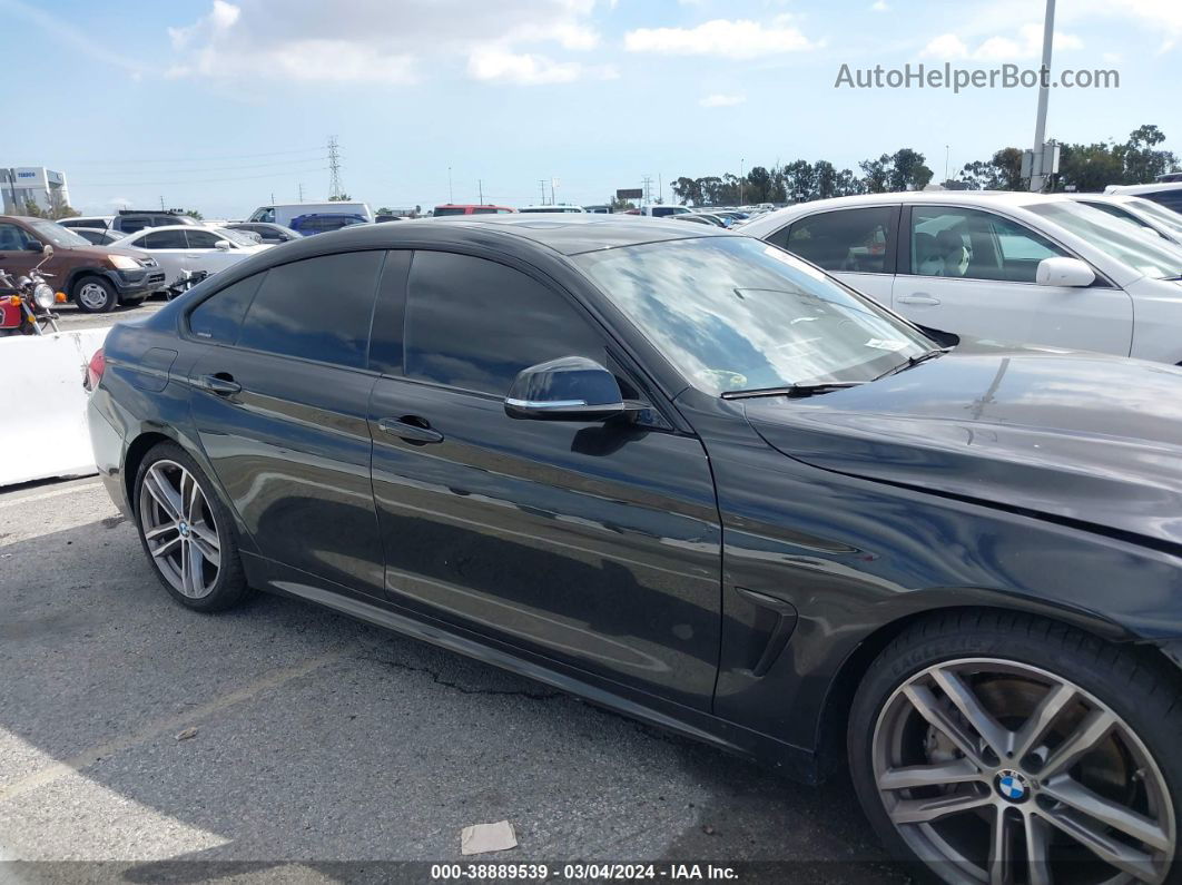 2018 Bmw 440i Gran Coupe   Black vin: WBA4J5C58JBF06765