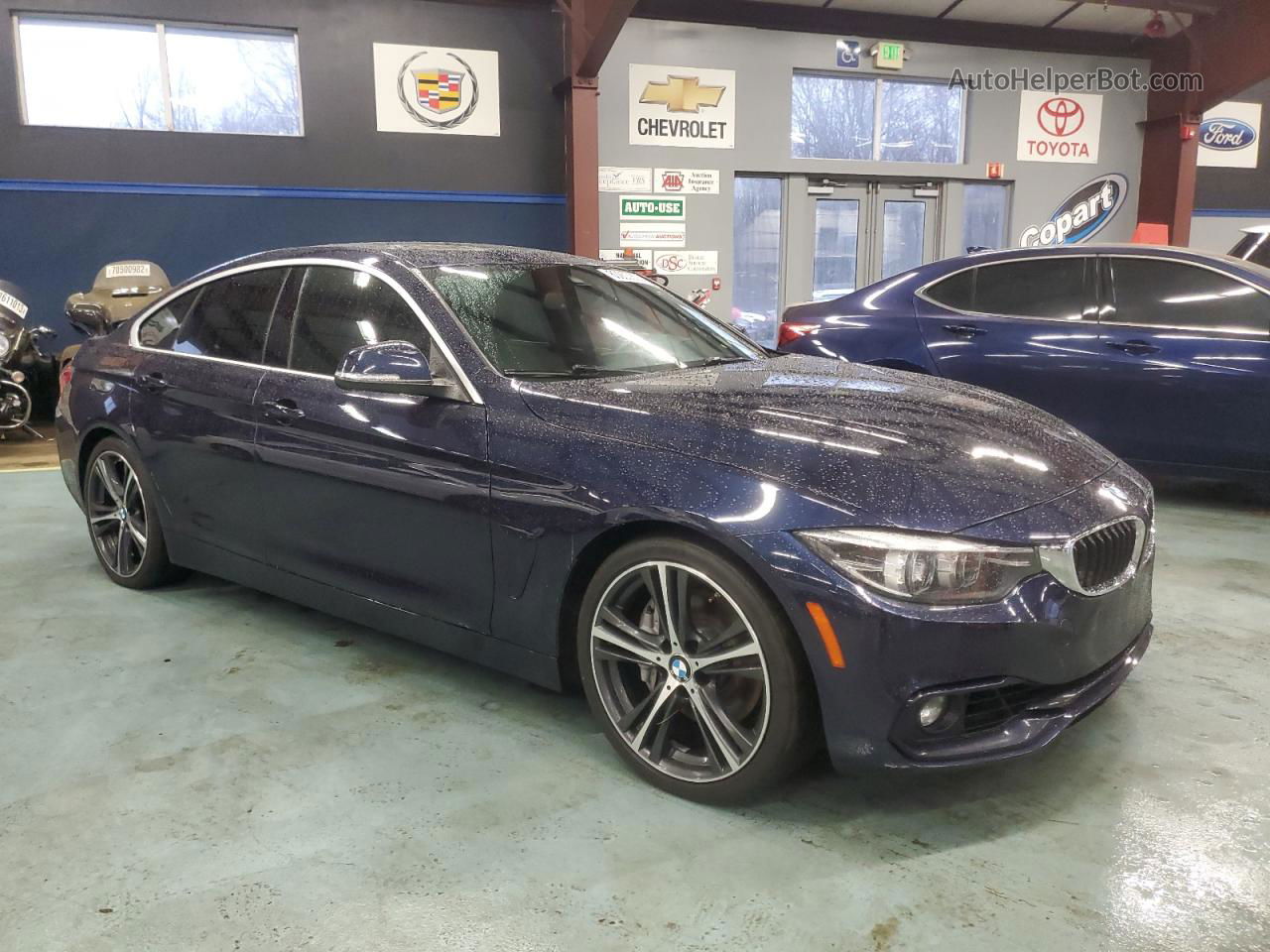 2018 Bmw 440i Gran Coupe Blue vin: WBA4J5C5XJBF07027