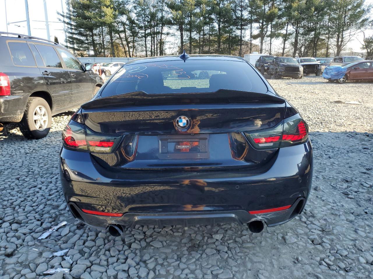 2018 Bmw 440i Gran Coupe Black vin: WBA4J5C5XJBF07304