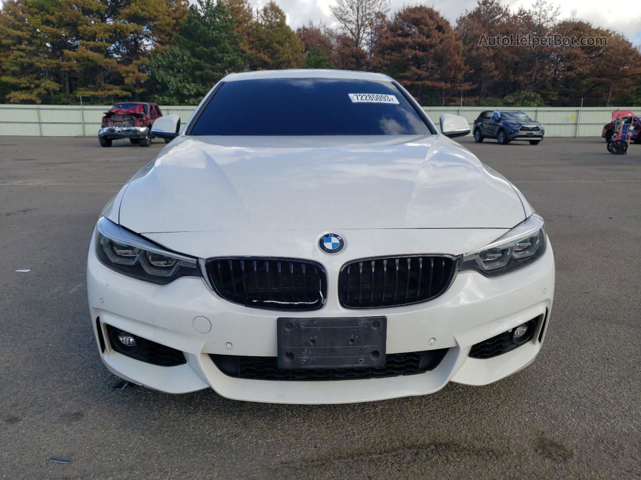 2020 Bmw 440xi Gran Coupe White vin: WBA4J7C04LBV99672