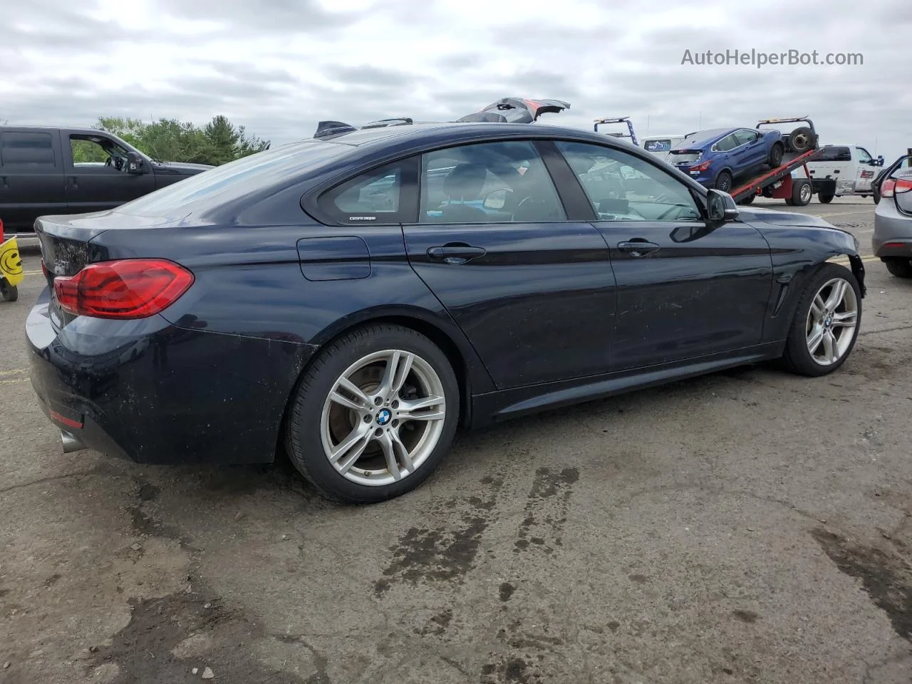 2018 Bmw 440xi Gran Coupe Blue vin: WBA4J7C52JBH15429