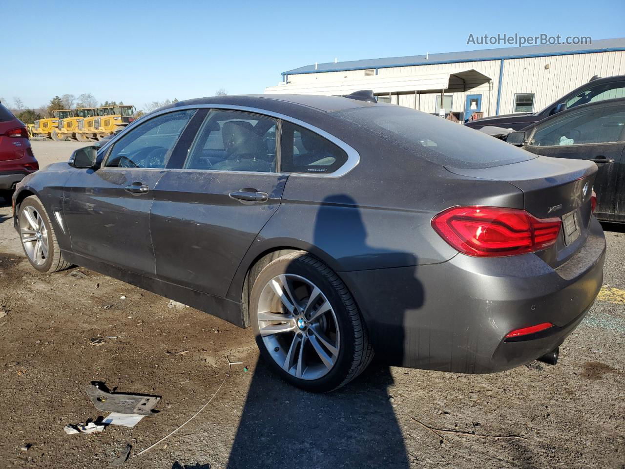 2018 Bmw 440xi Gran Coupe Gray vin: WBA4J7C55JBH13741