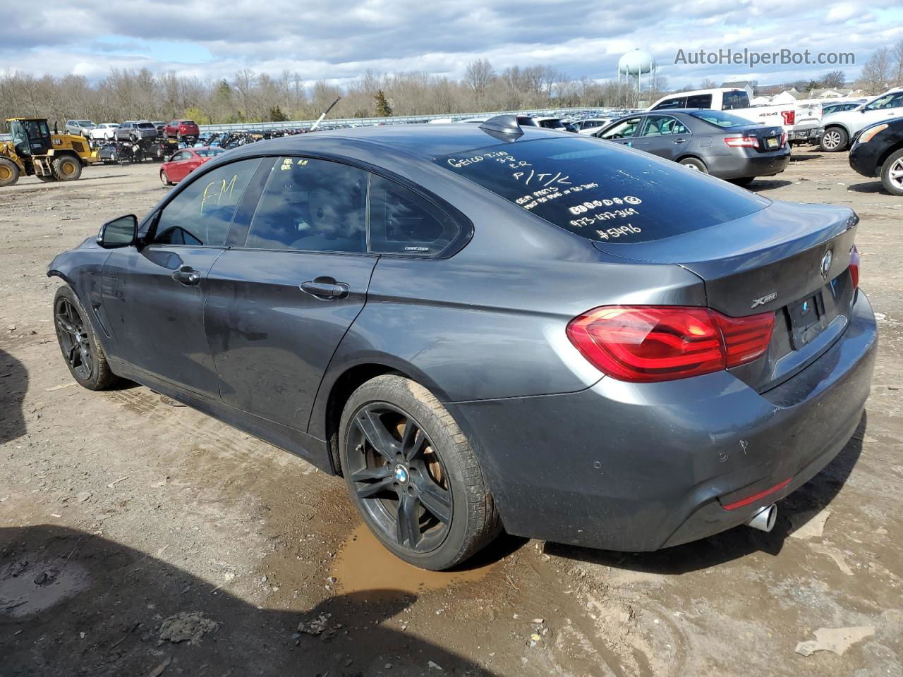 2018 Bmw 440xi Gran Coupe Gray vin: WBA4J7C56JBH15496