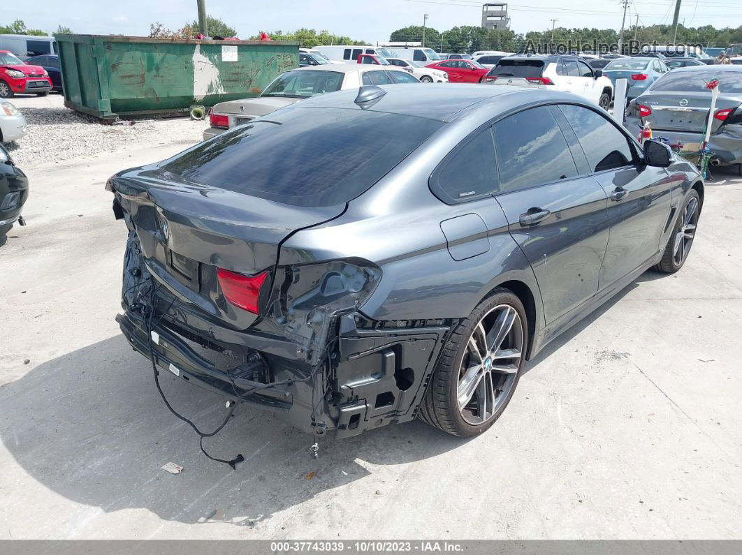 2018 Bmw 4 Series 440i Xdrive Gray vin: WBA4J7C57JBH13918