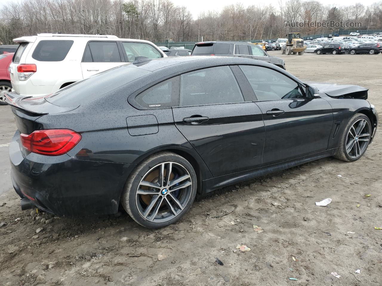 2018 Bmw 440xi Gran Coupe Black vin: WBA4J7C58JBH13863