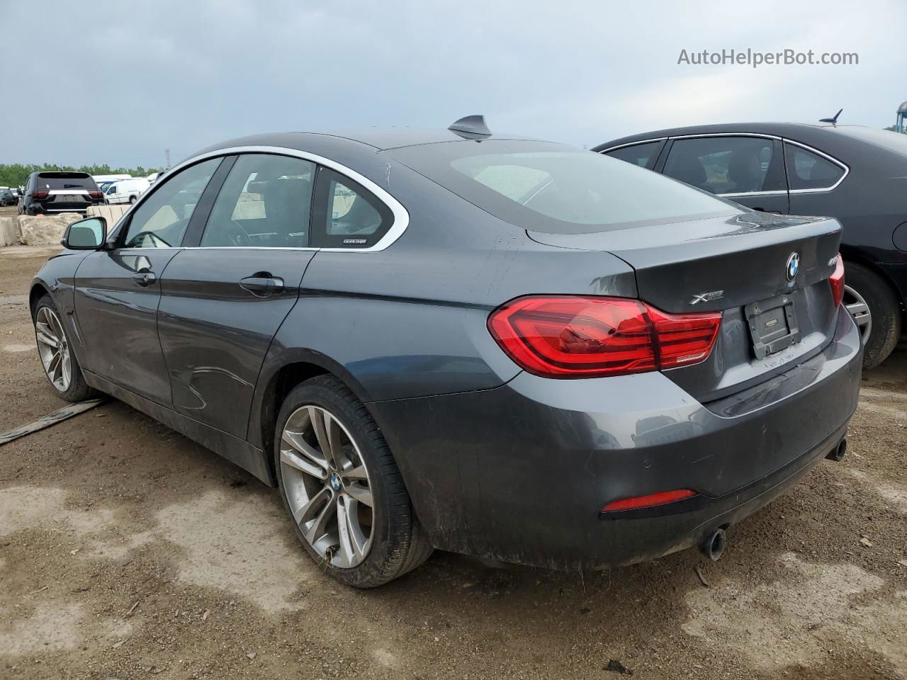 2018 Bmw 440xi Gran Coupe Gray vin: WBA4J7C58JBH14012