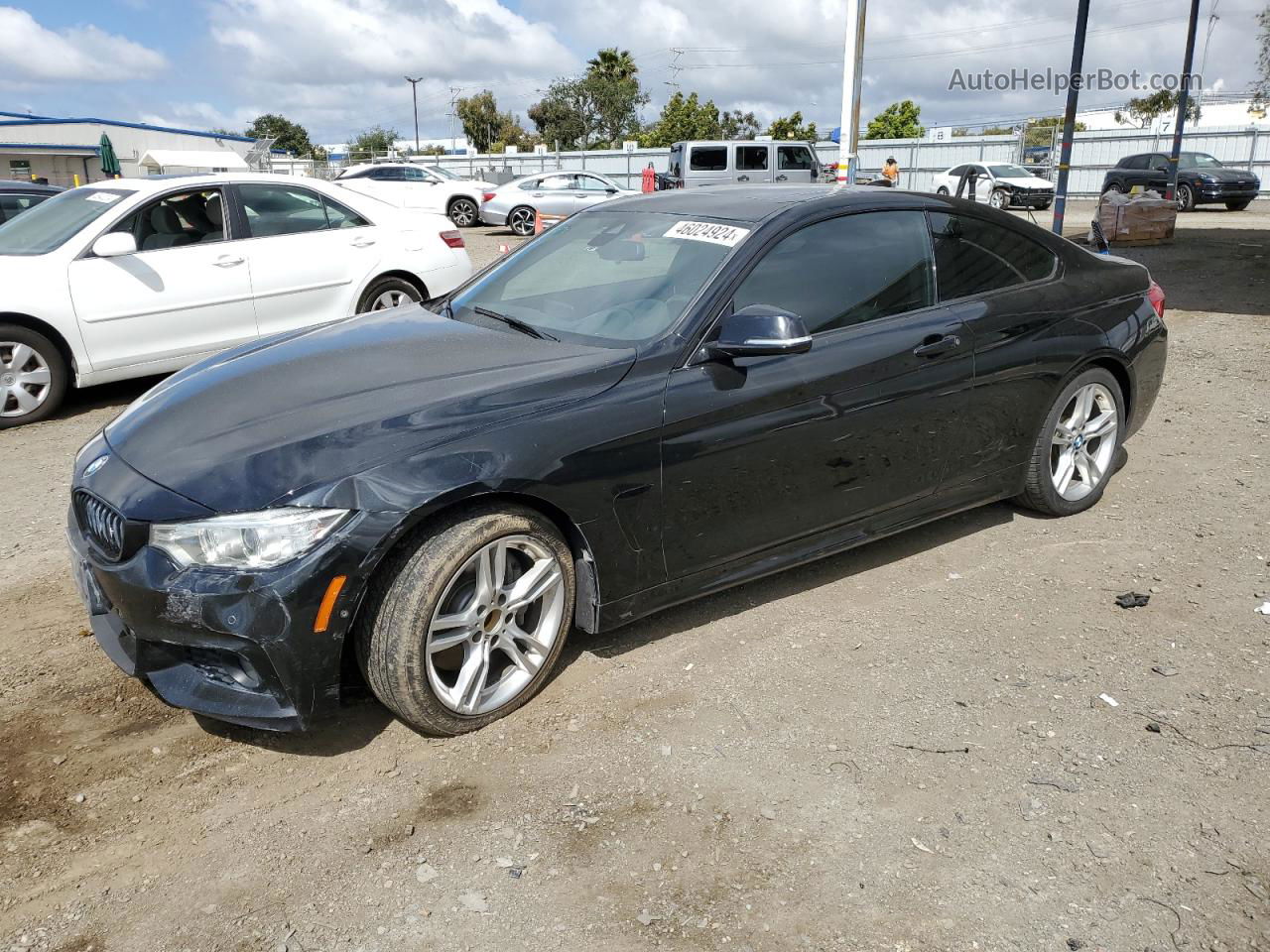 2017 Bmw 440i  Black vin: WBA4P1C34HK522877