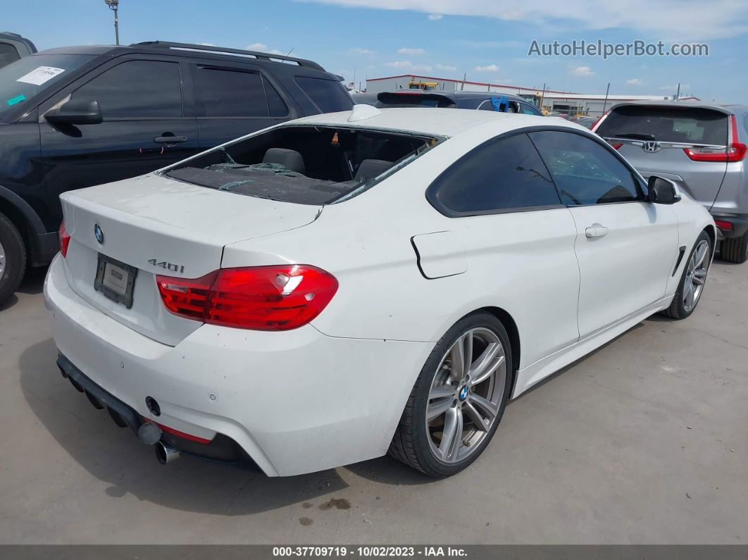 2017 Bmw 4 Series 440i White vin: WBA4P1C39HK522812