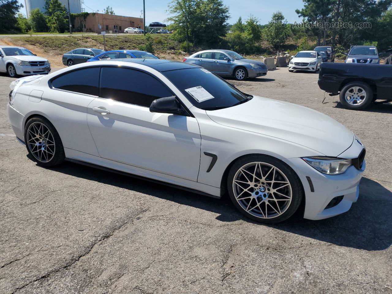 2017 Bmw 440i  White vin: WBA4P1C56HK522395