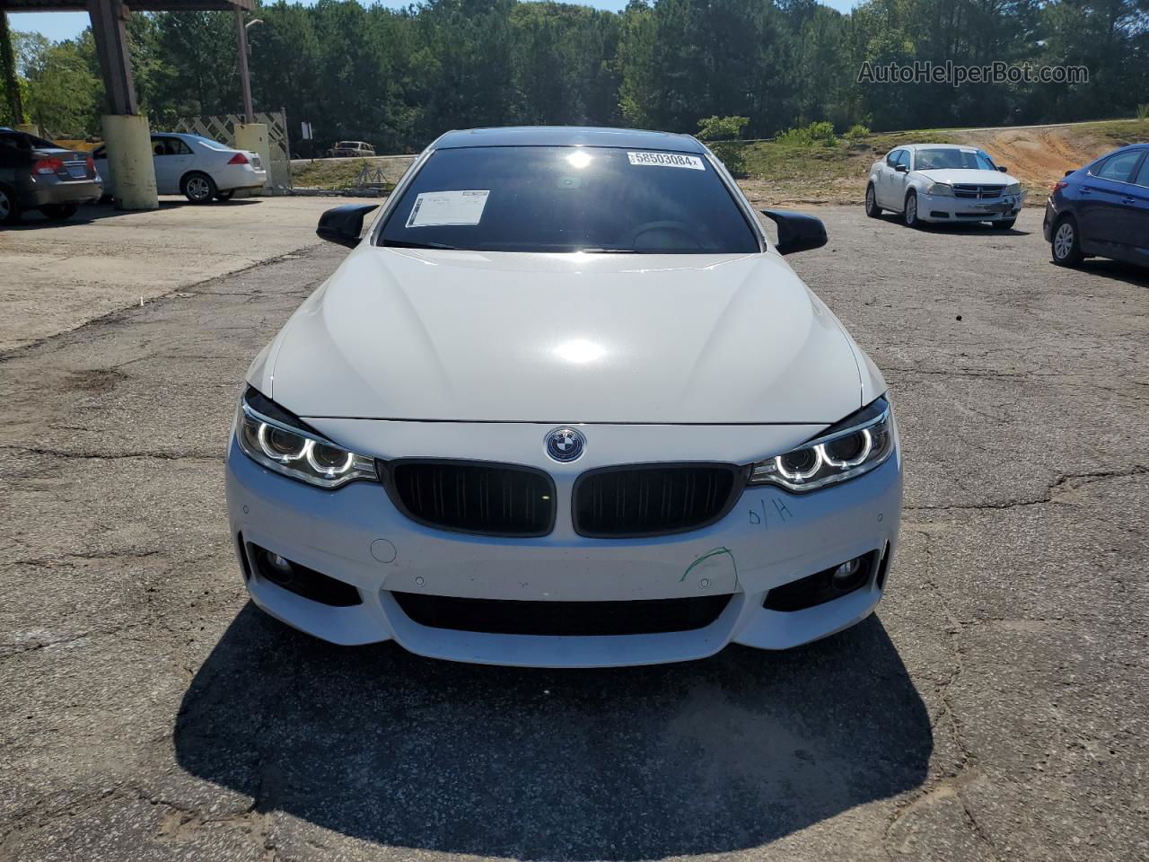 2017 Bmw 440i  White vin: WBA4P1C56HK522395