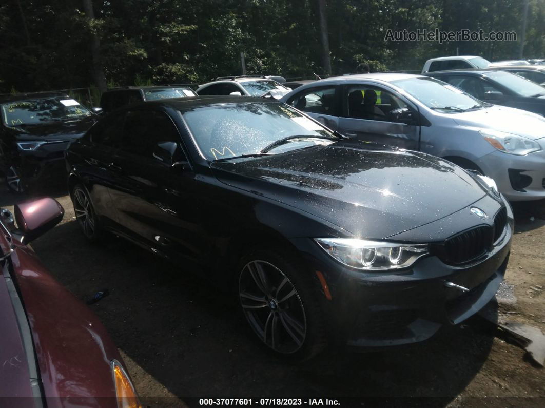 2017 Bmw 4 Series 440i Xdrive Black vin: WBA4P3C50HK528155