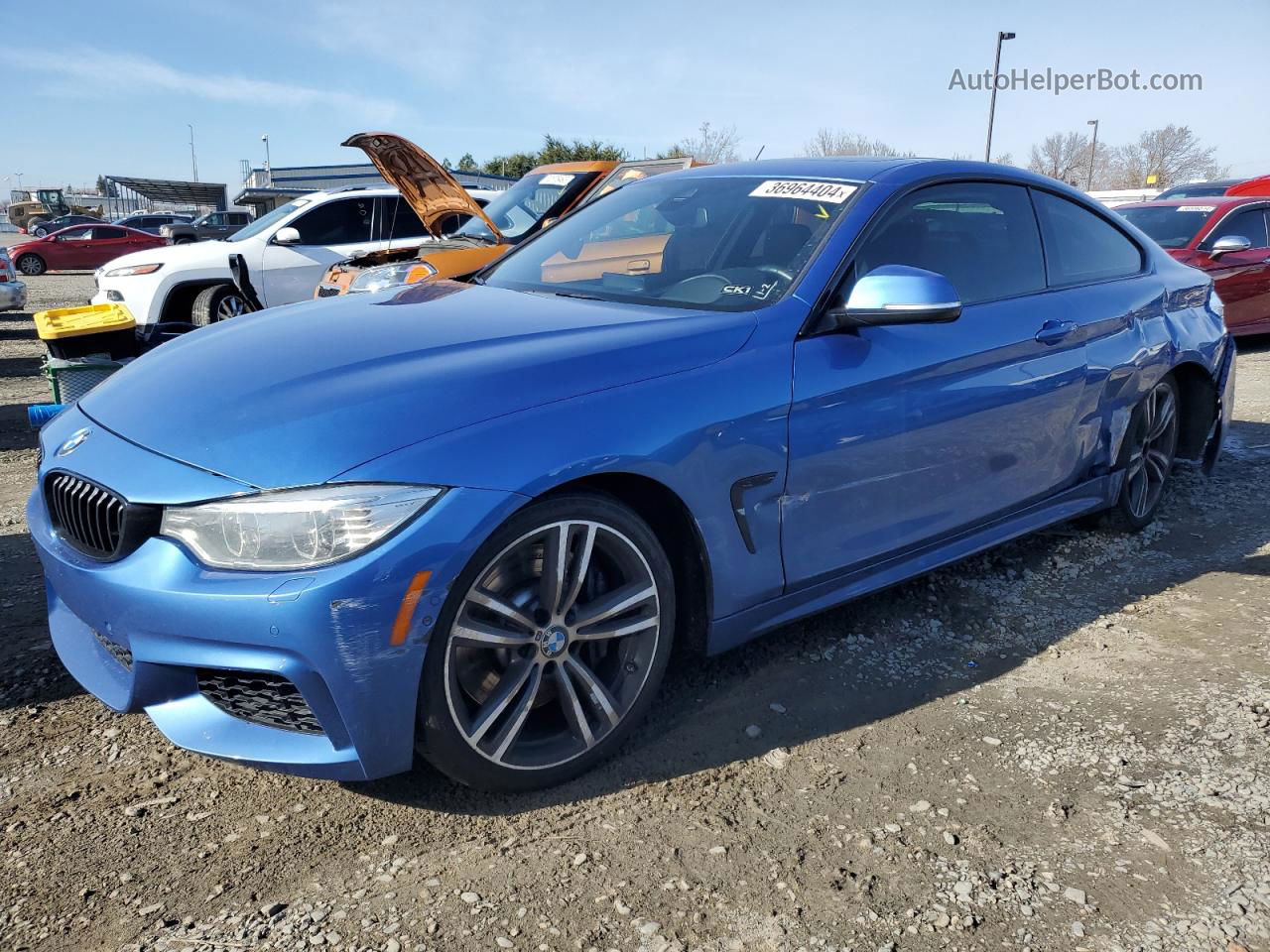 2017 Bmw 440xi  Синий vin: WBA4P3C55HK528331