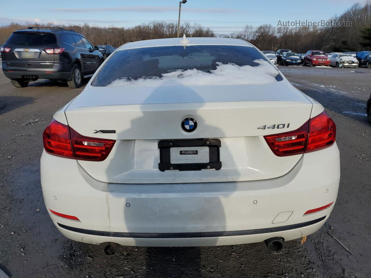 2017 Bmw 440xi  White vin: WBA4P3C57HK528637