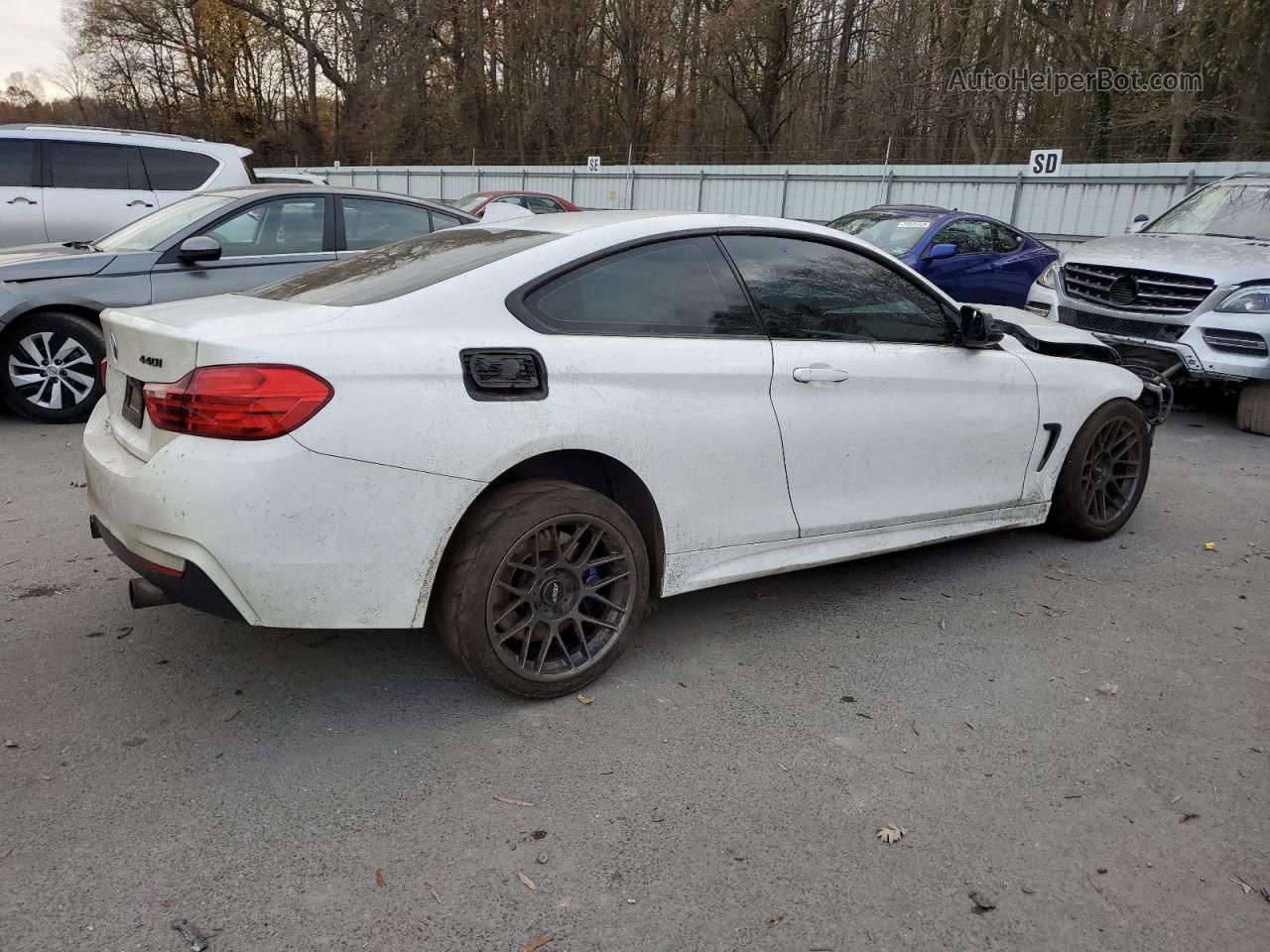 2017 Bmw 440xi  Silver vin: WBA4P3C59HK528221