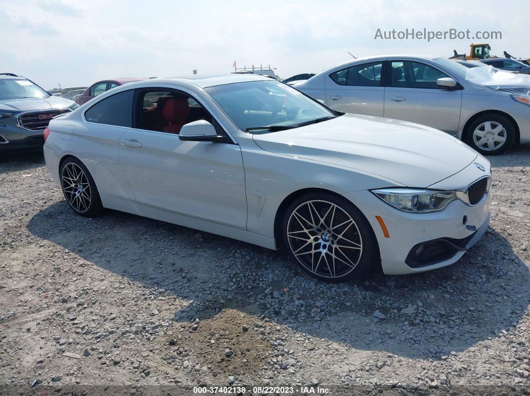 2017 Bmw 4 Series 430i White vin: WBA4R7C31HK896036