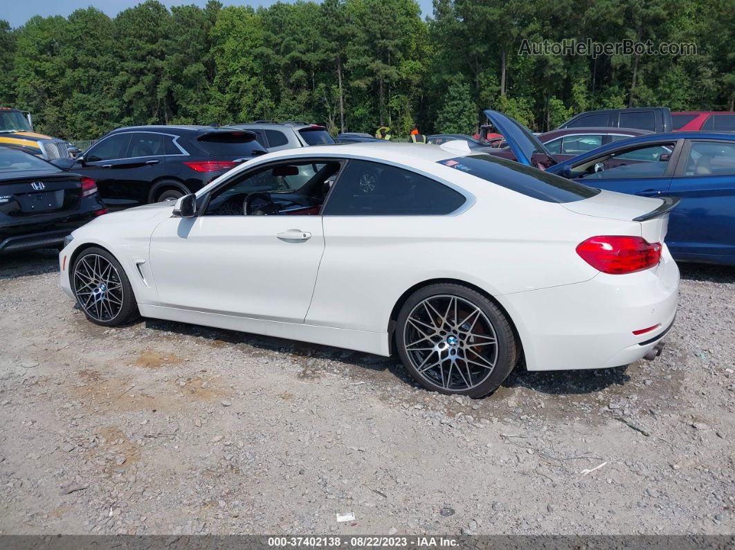 2017 Bmw 4 Series 430i White vin: WBA4R7C31HK896036