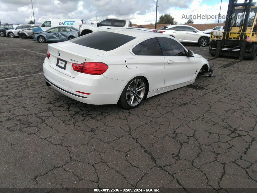 2017 Bmw 430i White vin: WBA4R7C32HK896403